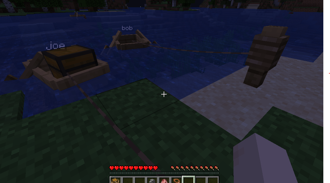 Leashable Boats Mod